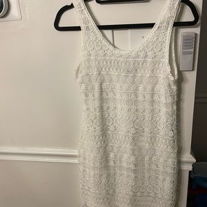 White lace h&m size 6 dress